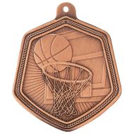 Falcon Basketball Medal Bronze 65mm : New 2022