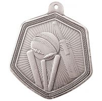 Falcon Cricket Medal Silver 65mm : New 2022