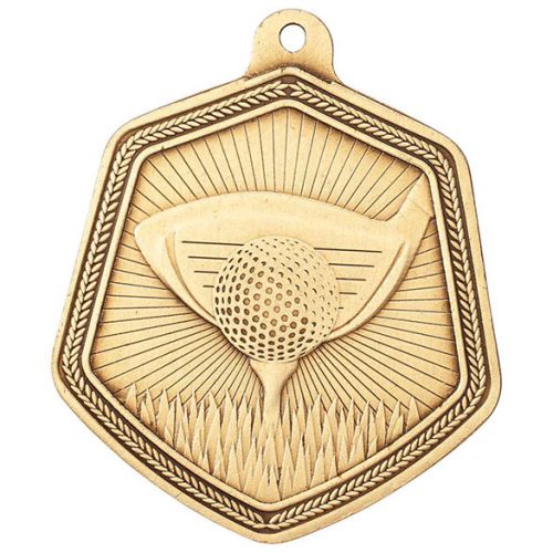 Falcon Golf Medal Gold 65mm : New 2022