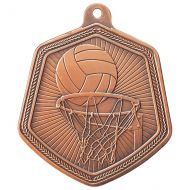 Falcon Netball Medal Bronze 65mm : New 2022