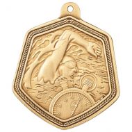 Falcon Swimming Medal Gold 65mm : New 2022