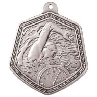Falcon Swimming Medal Silver 65mm : New 2022
