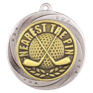 Superstar Nearest the Pin Medal Silver 60mm - NEW 2025 - MM25185S
