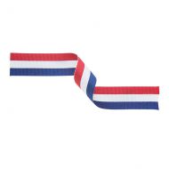 Medal Ribbon Red White and Blue 395x22mm
