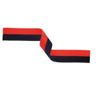 Medal Ribbon Black and Red 395x22mm