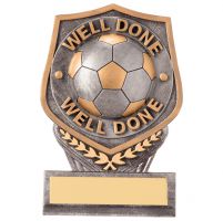 Falcon Football Well Done Trophy Award 105mm : New 2020