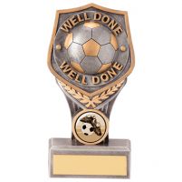 Falcon Football Well Done Trophy Award 150mm : New 2020