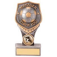 Falcon Football Manager Thank You Trophy Award 150mm : New 2020