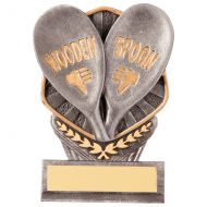 Falcon Wooden Spoon Trophy Award 105mm : New 2020