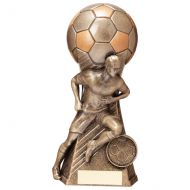 Trailblazer Male Football Trophy Award Classic Gold 160mm : New 2020
