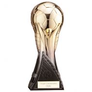World Trophy Football Heavyweight Gold - Black 250mm : New 2022