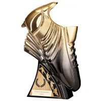 Power Boot Heavyweight Rugby Award Gold to Black 200mm : New 2022