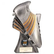 Power Boot Heavyweight Rugby Award Antique Silver 160mm : New 2022