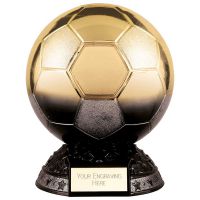 Elite Football Heavyweight Award Black & Gold 185mm : New 2023