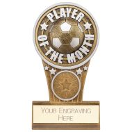 Ikon Tower Player of the Month Plaque Antique Silver and Gold - PA24163A