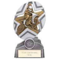 The Stars Motorcross Plaque Award Silver and Gold 170mm - PA24245C