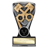 Wolverine Plaque Pistons Carbon Black and Fusion Gold 130mm - - PA25024A