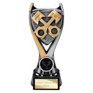 Wolverine Tower Pistons Carbon Black and Fusion Gold 180mm - - PA25024C