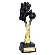 Raider Goalkeeper Award Carbon Black and Gold 260mm - NEW 202 - PA25473A