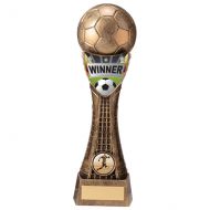 Valiant Football Winner Trophy Award Classic Gold 245mm : New 2020