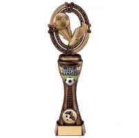 Maverick Football Manager Thanks Trophy Award 230mm : New 2020