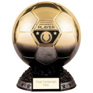 Elite Heavyweight Managers Player Award Black & Gold 200mm : New 2023