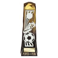 Shard Football Player of the Year Award Gold to Black 230mm - PX23125A