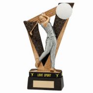 Victory Golfer Female Trophy Award and TB 200mm