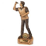 Bullseye Male Darts Trophy Award 190mm