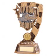 Euphoria Football Top Goal Scorer Trophy Award 180mm : New 2019