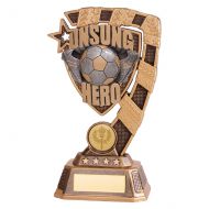 Euphoria Football Unsung Hero Trophy Award 180mm : New 2019