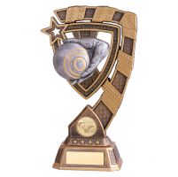 Euphoria Lawn Bowls Trophy Award 210mm : New 2019