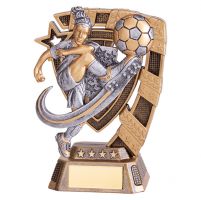 Euphoria Girls Football Trophy Award 130mm : New 2019