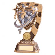 Euphoria Girls Football Trophy Award 180mm : New 2019