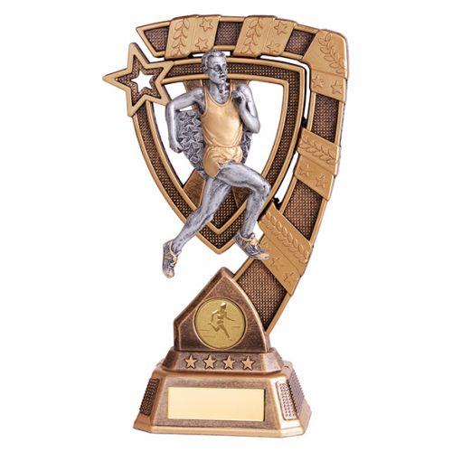 Athletics Trophies Euphoria Running Trophy Award Male 210mm : New 2019
