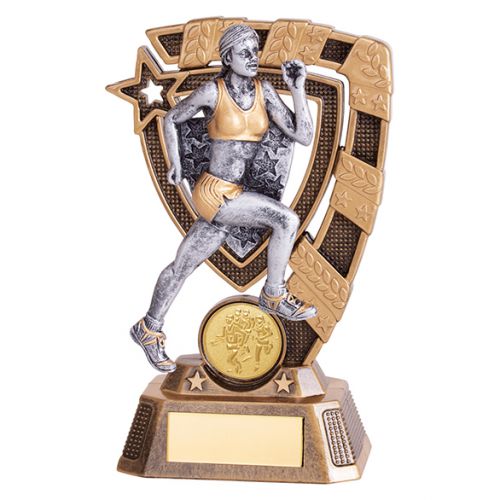 Athletics Trophies Euphoria Running Trophy Award Female 150mm : New 2019