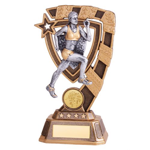Athletics Trophies Euphoria Running Trophy Award Female 180mm : New 2019