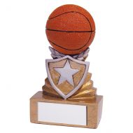 Shield Basketball Mini Trophy Award 95mm : New 2019