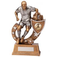 Galaxy Male Football Trophy Award 205mm : New 2020