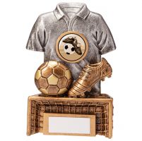 Spirit Football Boot and Ball Trophy Award 125mm : New 2020
