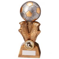 Summit Football Boot and Ball Trophy Award 190mm : New 2020