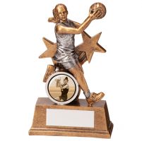 Warrior Star Netball Trophy Award 125mm : New 2020