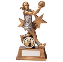 Warrior Star Netball Trophy Award 165mm : New 2020