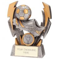 Flashbolt Football Resin Award Silver 140mm : New 2022