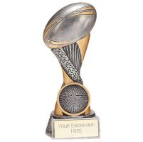 Revolution Rugby Resin Award Silver 125mm : New 2022