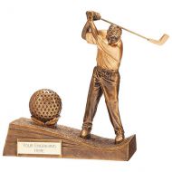 Horizon Golf Male Resin Figure Gold 195mm : New 2022