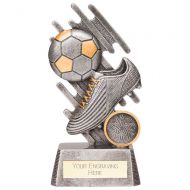 Focus Football Boot & Ball Award Silver 150mm : New 2023