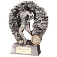 Blast Out Male Football Resin Award 190mm : New 2023