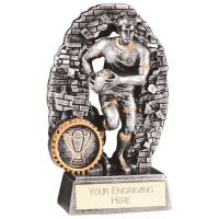 Blast Out Male Rugby Resin Award 130mm : New 2023