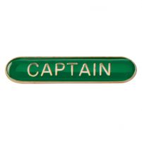 Scholar Bar Badge Captain Green 40mm